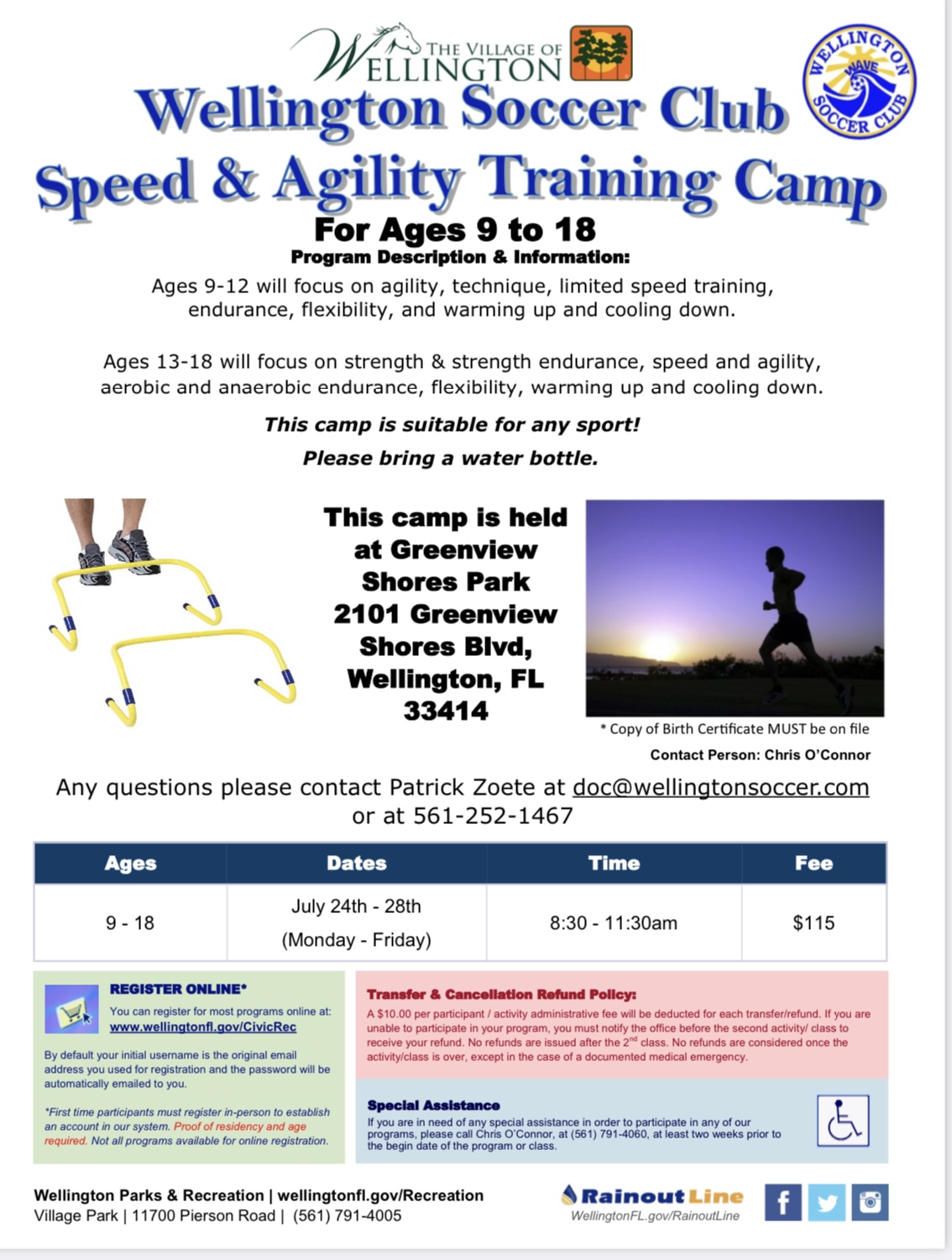 Speed & Agility Camp